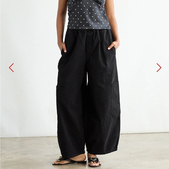 Lisa Says Gah Licorice Black Chef Pants - Picture 2 of 4